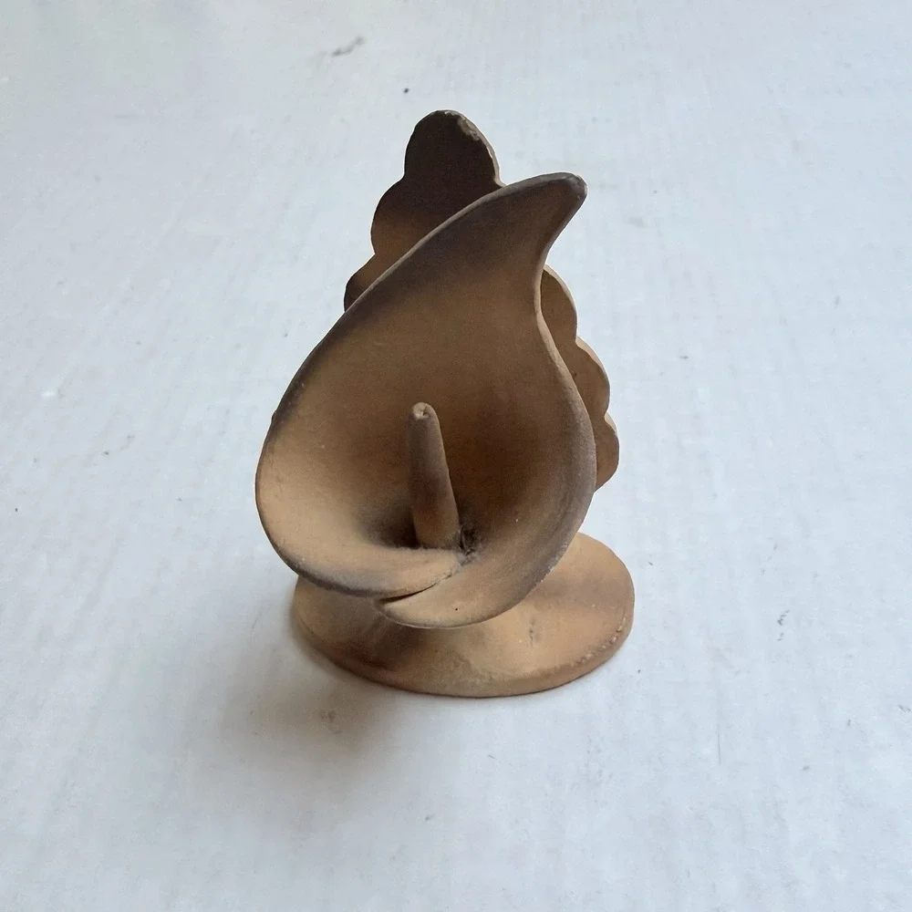Vintage Calla Lily Ceramic Pottery Art Deco Gift Decor Garden Cottage
